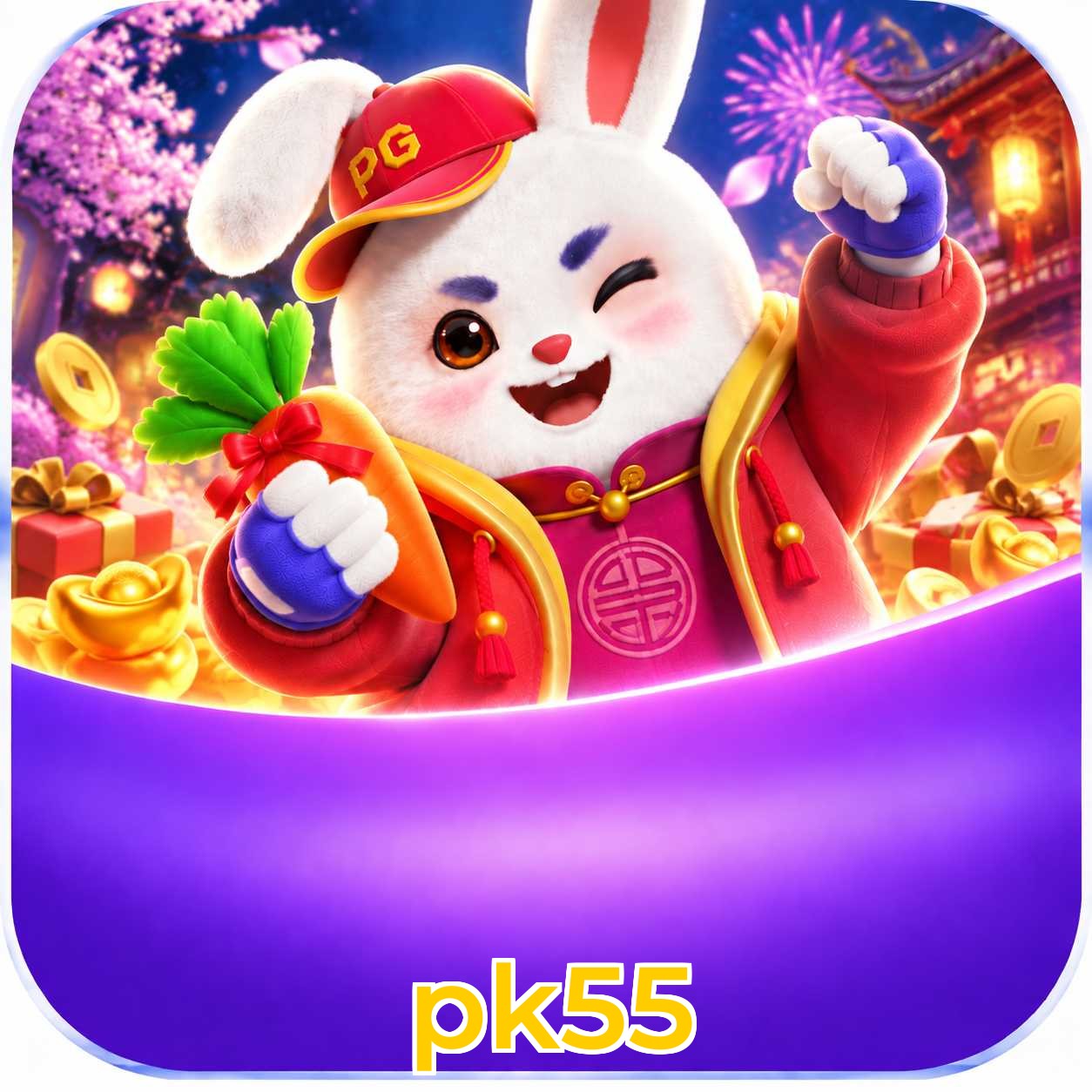 Interface de jogos na pk55 incluindo Plushie Frenzy